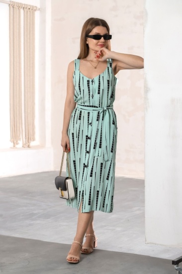 Женский сарафан Кристалл-1 / Зеленый