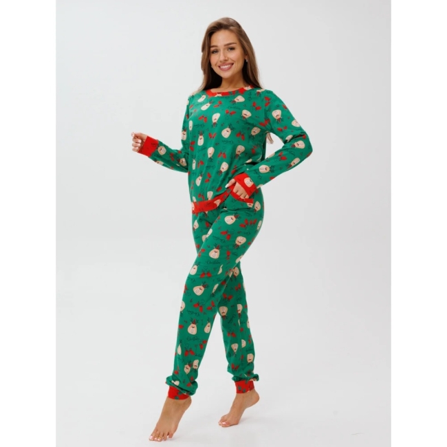 Женский костюм К-62(К) / Зеленый (варежки)