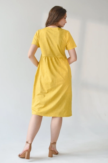 Женское платье "Июль" 2094-К / Желтый