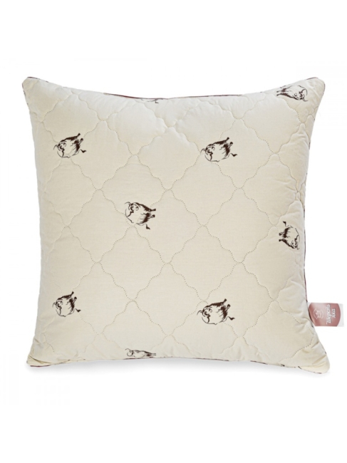 Подушка "Шерсть яка" дублированная тик хлопок // Оригинал