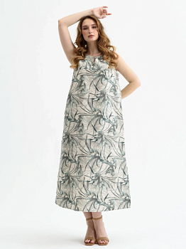 Женский сарафан &quot;Бамбук&quot; 2231-П/л / Зеленый