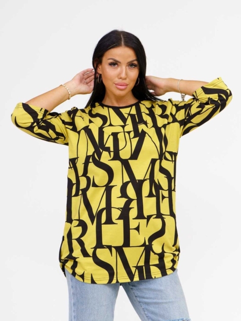 Женская туника 1776 / Горчичный