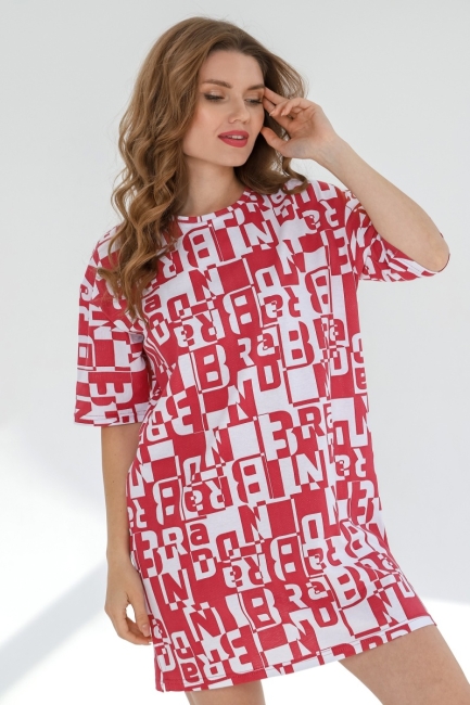 Женская Туника Буковка-1 / Красная