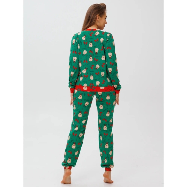 Женский костюм К-62(К) / Зеленый (варежки)