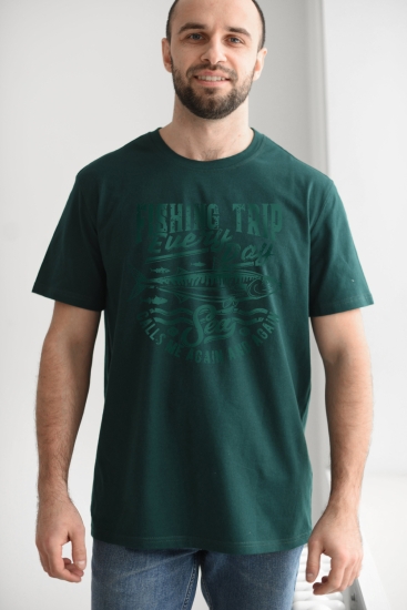 Мужская футболка "Улов" 2026-К / Зеленый
