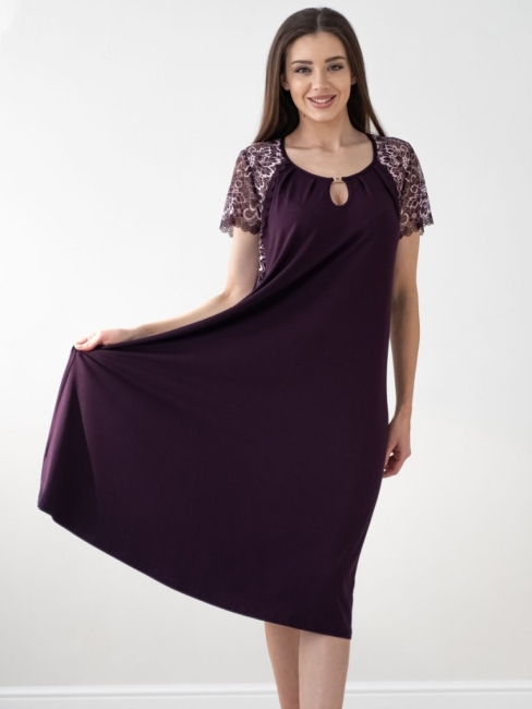 Женская сорочка Федора Фиолетовая