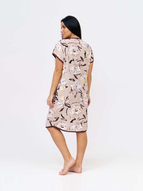 Женский халат 1800-1 / Бежевый