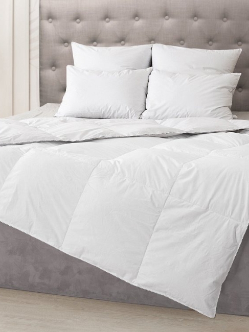 Одеяло полупуховое "Семейное" хлопок // Kariguz