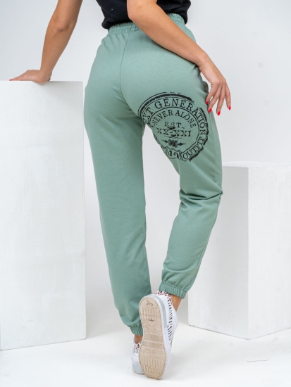 Женские брюки 1559 / Зеленый