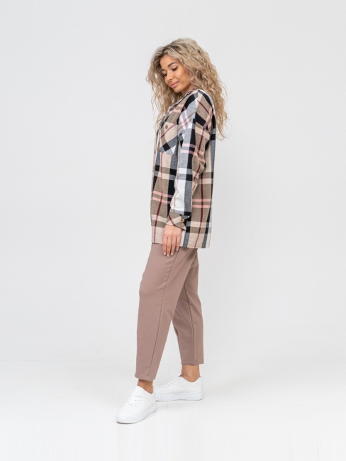 Женская рубашка 1797 / Бежевый