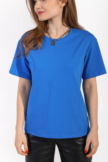 Женская футболка Базис / Синяя