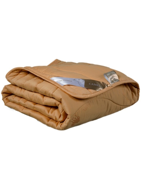 Одеяло верблюжья шерсть сатин-жаккард GOLDEN CAMEL