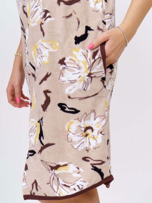 Женский халат 1800-1 / Бежевый