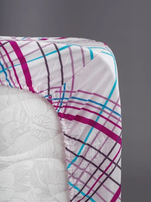 Постельное бель перкаль простыня на резинке / Аваланш