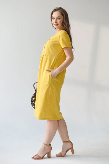 Женское платье "Июль" 2094-К / Желтый