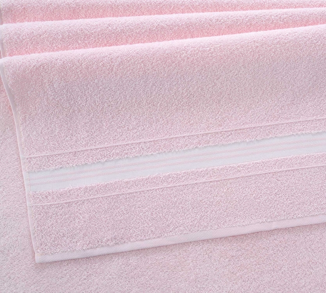 Полотенце махровое Меридиан Розовое