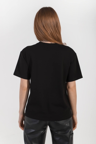Женская футболка Базис / Черная
