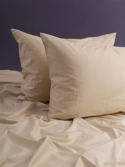 Комплект наволочек сатин Colors of life / Крем