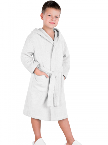 Детский халат махровый / Белый