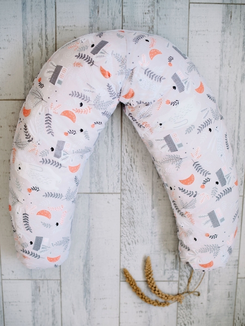 Подушка для беременных "Бумеранг-мини" лебяжий пух Подушка для беременных "Бумеранг-мини" лебяжий пух