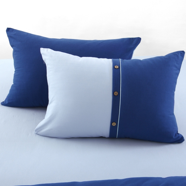 Комплект трикотажных наволочек с клапаном  160 гр / Глубины Байкала Комплект трикотажных наволочек с клапаном  160 гр / Глубины Байкала