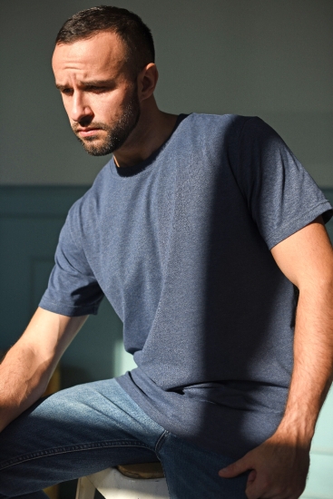 Мужская футболка "Основа" 2006-К / Индиго Мужская футболка "Основа" 2006-К / Индиго