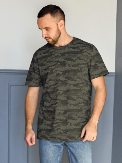Мужская футболка "Основа" 2006-К / Милитари темный Мужская футболка "Основа" 2006-К / Милитари темный