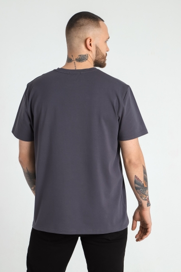 Мужская футболка Клаб-1У / Графитовая Мужская футболка Клаб-1У / Графитовая